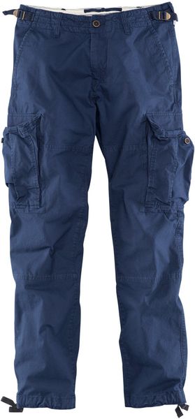H&m Cargo Pants in Blue for Men | Lyst