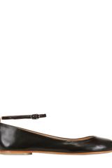 Maison Martin Margiela 10mm Leather Ballerina Flats