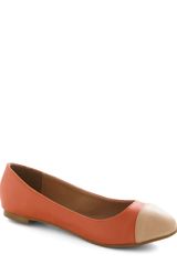 ModCloth Melon Dip Flat