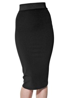 Mugler Viscose Crepe Jersey Skirt - Lyst