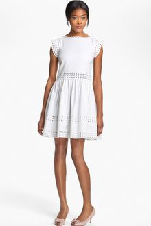 RED Valentino Embroidered Dress - Lyst