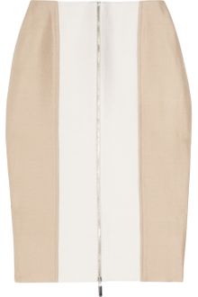 Richard Nicoll Twotone Woolcrepe Pencil Skirt - Lyst