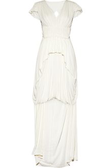 Sophia Kokosalaki Pleated Stretch crepe Gown - Lyst