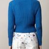 Acne Lia Waffleknit Sweater in Blue (cobalt) - Lyst