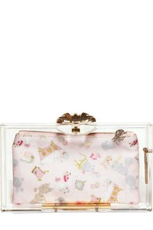 Charlotte Olympia Croissant Pandora Perspex Clutch - Lyst