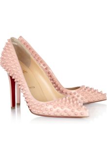 Christian Louboutin Pigalle Spikes 100 Leather Pumps - Lyst