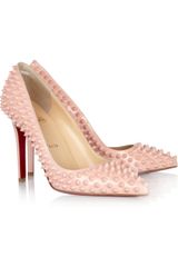 Christian Louboutin Pigalle Spikes 100 Leather Pumps