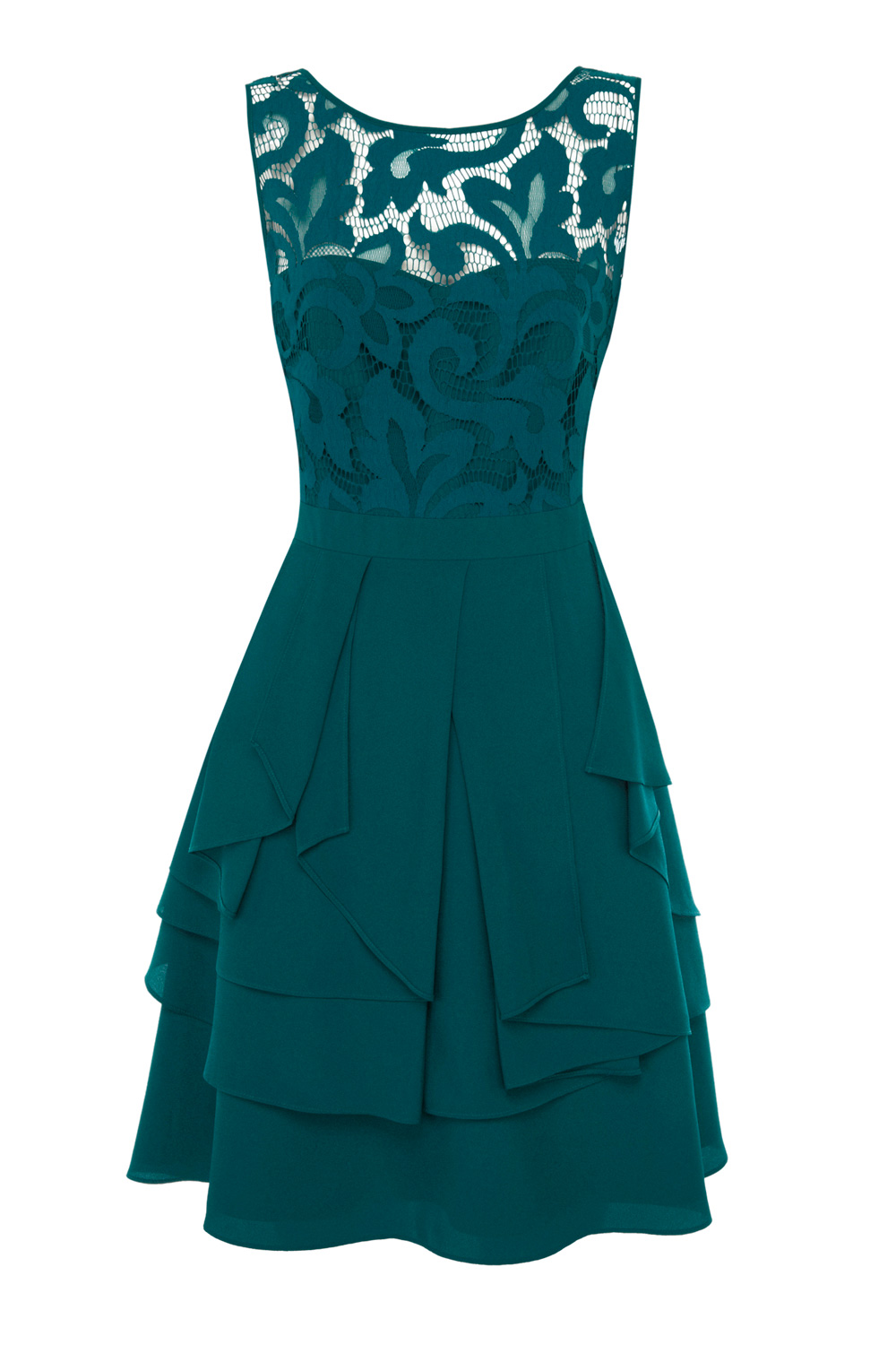 Coast Lace Bodice Dress in Green (greens) Lyst