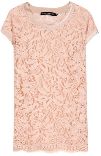 Dolce & Gabbana Lace Top - Lyst