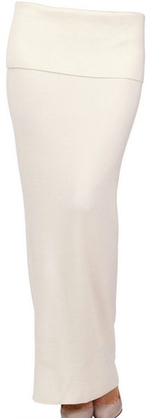 Donna Karan New York Cashmere Knit Long Skirt - Lyst