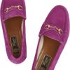 Gucci Horsebitdetailed Suede Loafers in Purple (fuchsia) - Lyst