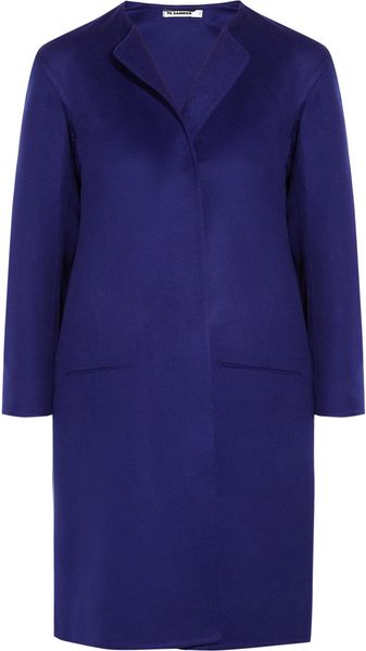 Jil Sander Namibia Cashmere felt Coat - Lyst