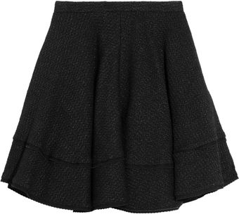 RED Valentino Tweed Full Skirt - Lyst