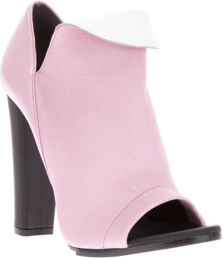 Balenciaga Open Toe Shoe in Pink - Lyst
