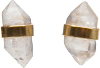 Better Late Than Never Stud Earrings - Lyst