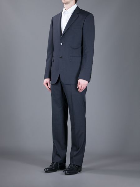 Gucci Fine Stripe Suit in Gray for Men (grey) | Lyst