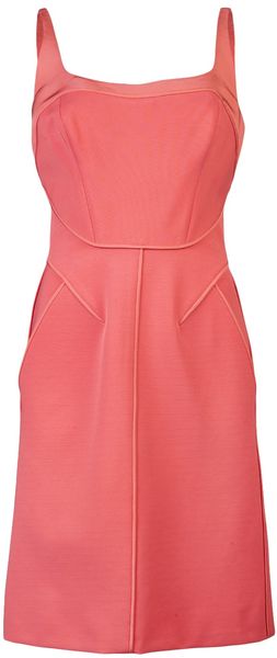 J. Mendel Square Neck Dress - Lyst