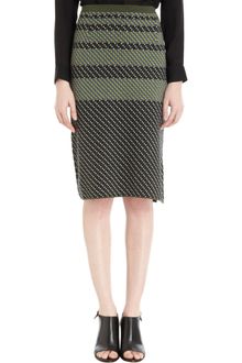 Kenzo Graphic Jacquard Pencil Skirt - Lyst