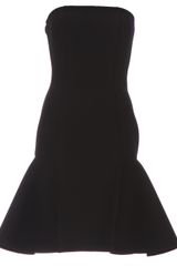 Lanvin Dropped Waist Silk Dress