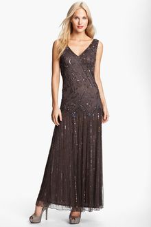 Pisarro Nights Beaded Tulle Gown - Lyst