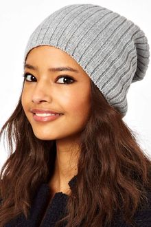 Asos Short Rib Knit Beanie - Lyst