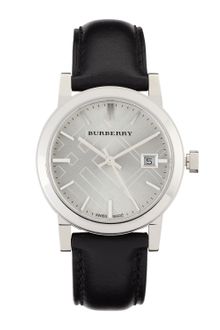 Burberry Checkengraved Watch - Lyst