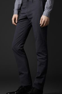 Burberry Prorsum Skinny Fit Wool Trousers - Lyst