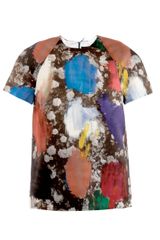 Christopher Kane Dutch-Print Top