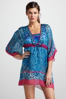 Gottex Tiger Lily Printed Cover-Up Beach Dress - Lyst