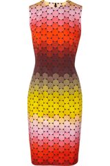 Jonathan Saunders Aude Polkadot Stretch Cotton Twill Dress