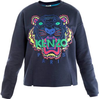 Kenzo Tiger Embroidered Sweater - Lyst