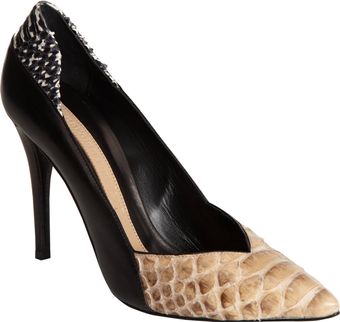 Narciso Rodriguez Python Pointed Toe Pump - Lyst