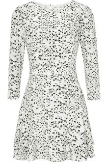 Reiss Giselle Fit and Flare Frill Dress - Lyst