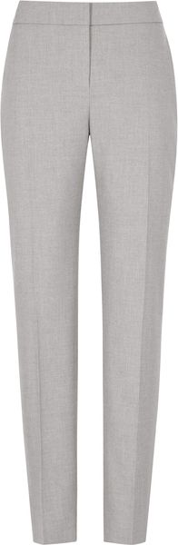 Reiss Cropped Slim Leg Trousers - Lyst