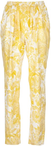 Stella McCartney Floral Print Trousers - Lyst