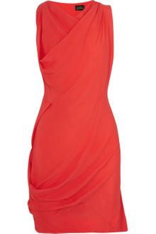 Vivienne Westwood Anglomania Fond Draped Crepe Dress - Lyst