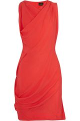 Vivienne Westwood Anglomania Fond Draped Crepe Dress