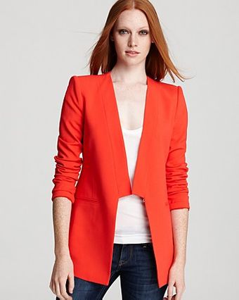 BCBGMAXAZRIA Blazer Asymmetric - Lyst