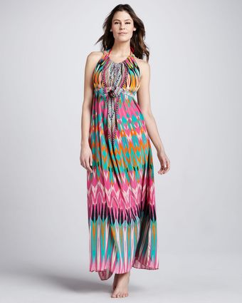 Camilla Rivera Printed Maxi Dress - Lyst