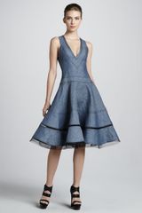 Donna Karan New York Enim Fitandflare Dress