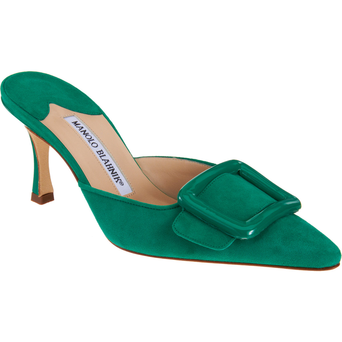 manolo blahnik emerald green