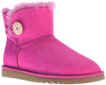 Ugg Mini Bailey Button Boot - Lyst