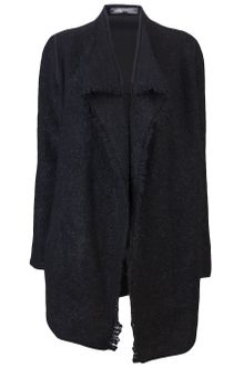 Vince Fringe Cardigan - Lyst