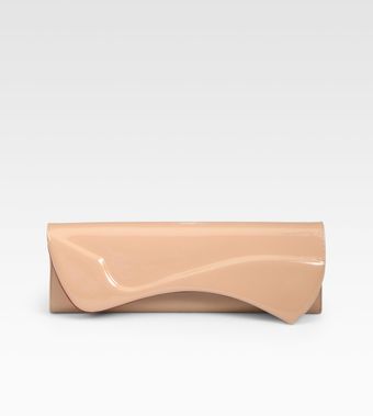 Christian Louboutin Pigalle Patent Leather Clutch - Lyst