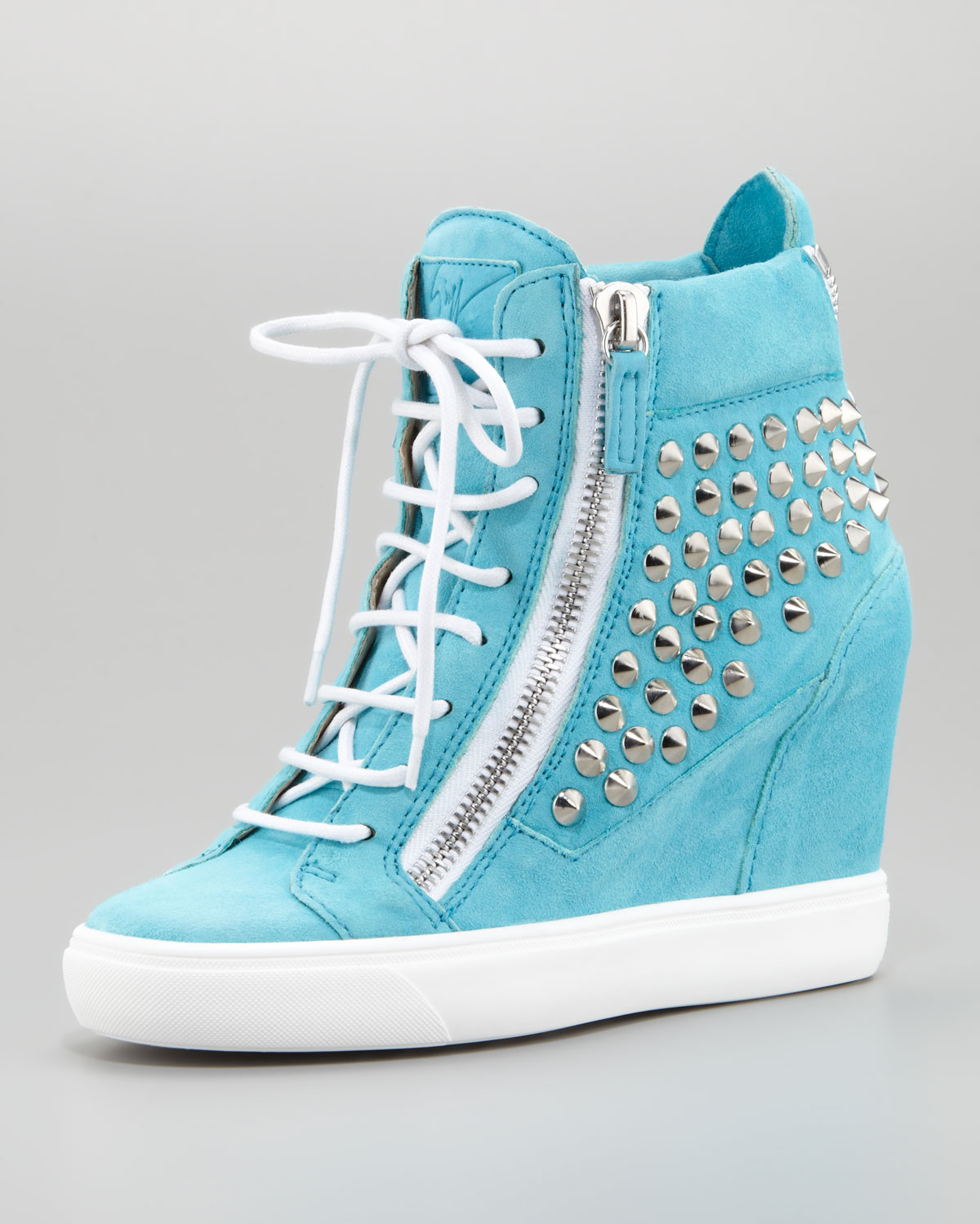giuseppe zanotti spiked platform sneakers