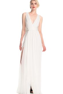 Jason Wu V-neck Draped Gown - Lyst