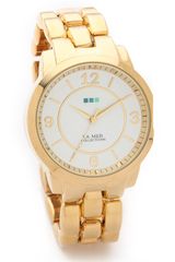 La Mer Collections Oversized Tuscany Link Watch