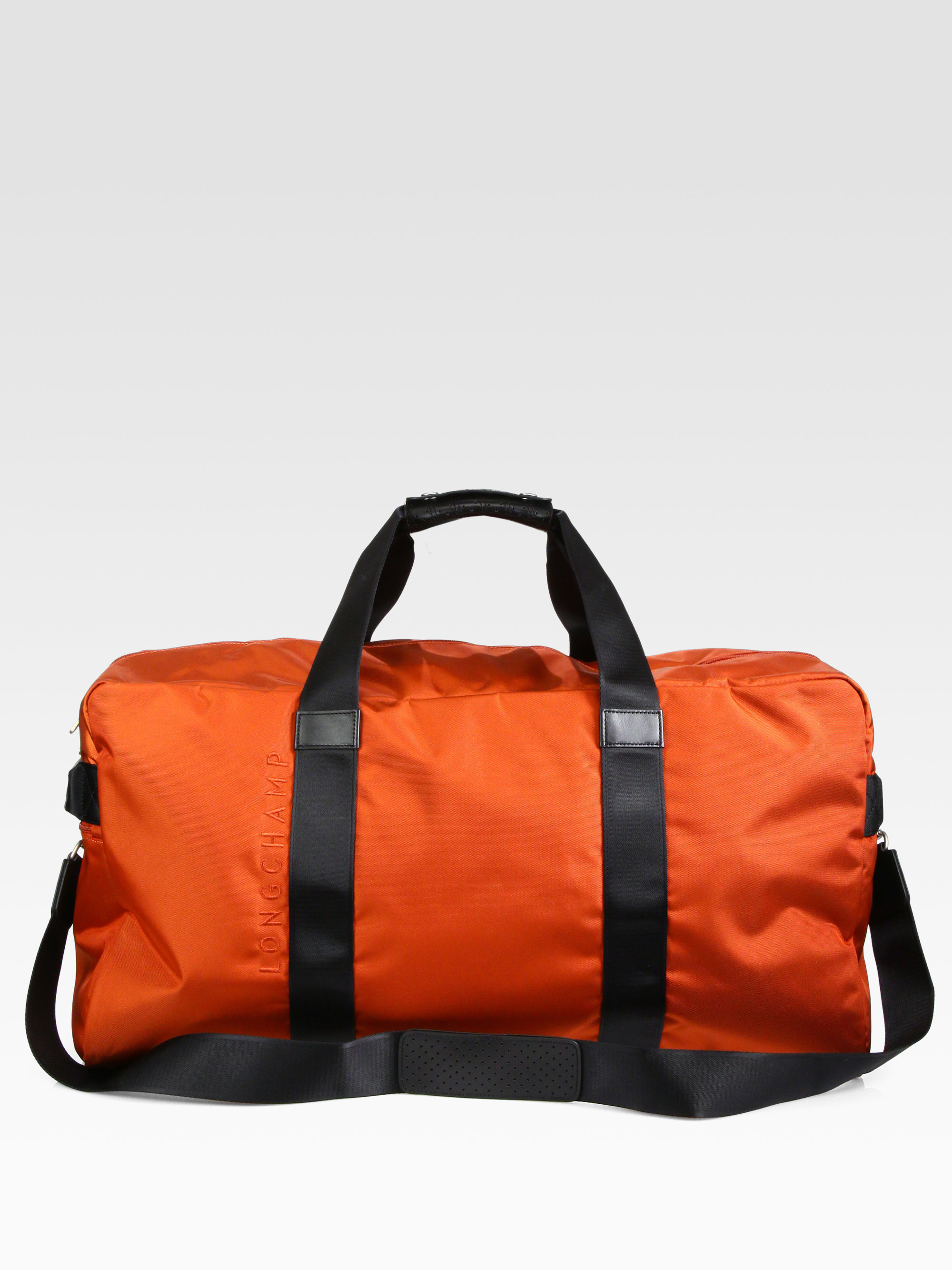 Longchamp Surf Nylon Duffel in Orange for Men Lyst