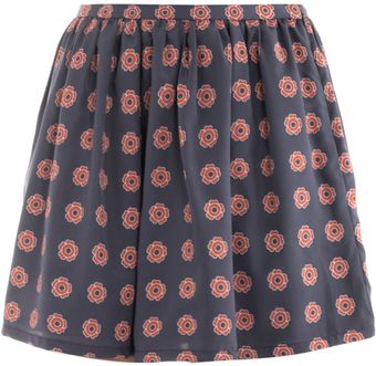 Opening Ceremony Rose Print Shorts - Lyst