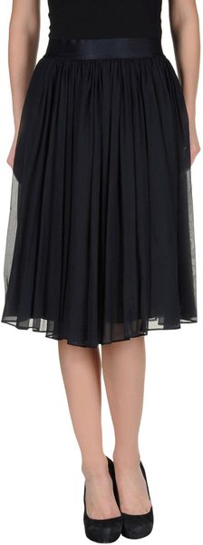 See By Chloé 3/4 length Pleats Skirt - Lyst